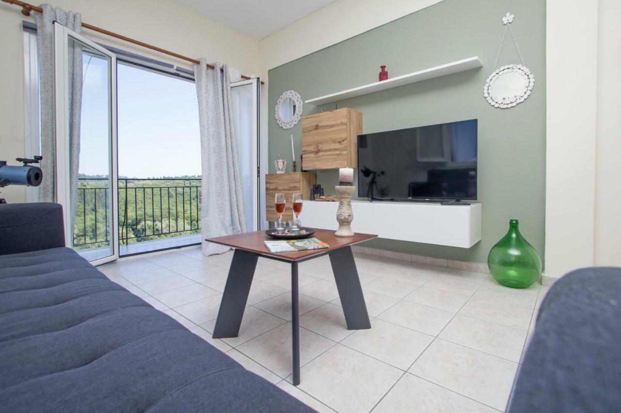 Luxury Skyline Apartment Pelekas Eksteriør bilde